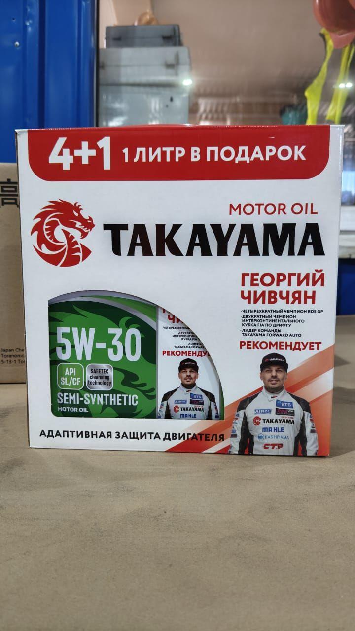 TAKAYAMA Safetec 5W-30 Масло моторное, Полусинтетическое, 5 л