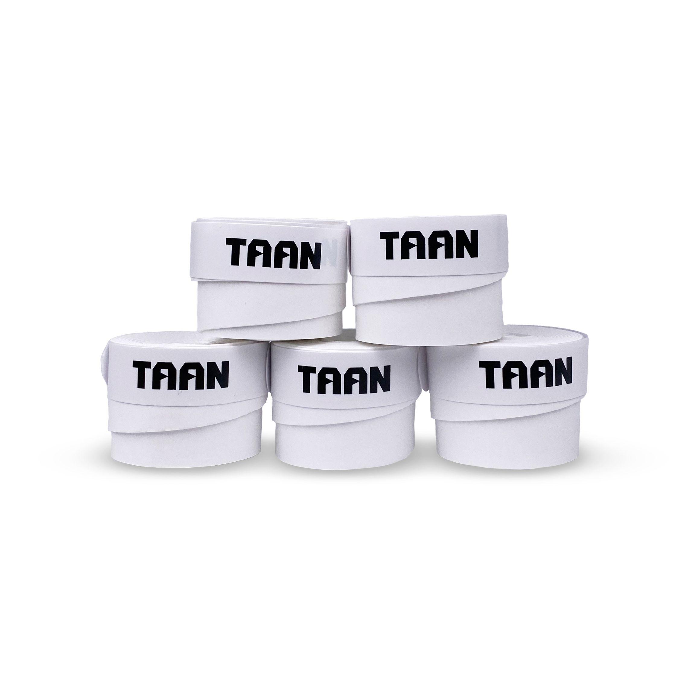 Обмотка для теннисных, бадминтонных ракеток Taan TW-800 5 штук (White)