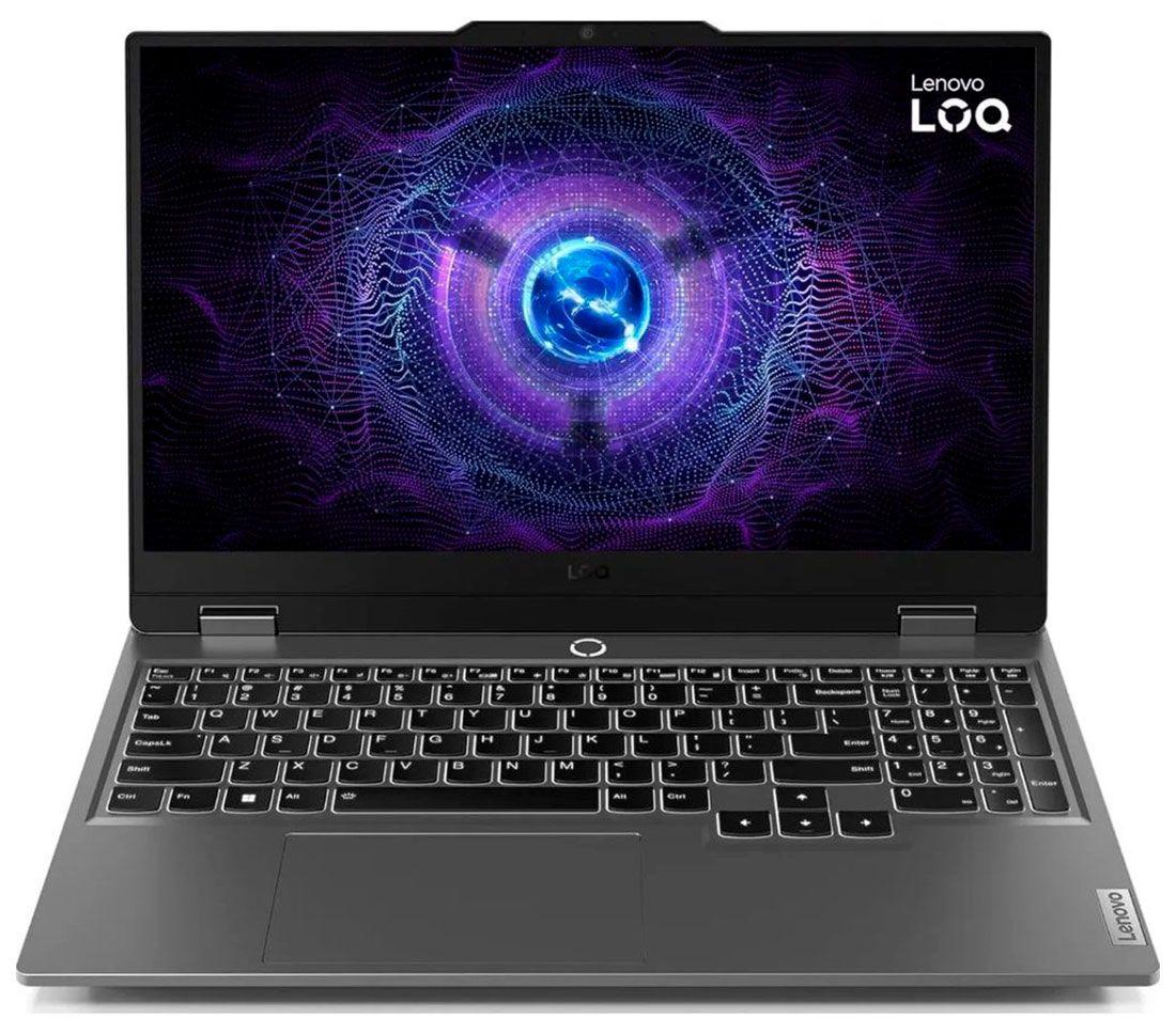 Lenovo LOQ 15IRX9, 15.6'', IPS FHD (83DV00NJRK), grey Игровой ноутбук 15.6", Intel Core i7-13650HX, RAM 16 ГБ, SSD 1024 ГБ, NVIDIA GeForce RTX 4060 для ноутбуков (8 Гб), Без системы, (LOQ 15IRX9, 15.6'', IPS FHD (83DV00NJRK), grey), серый, черный, Английская раскладка