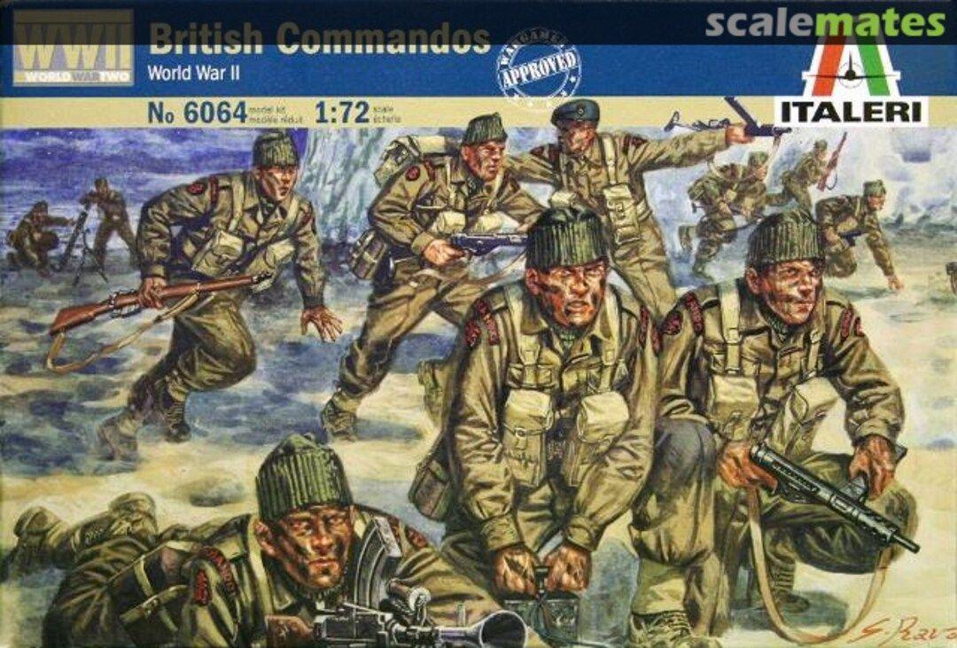 Игрушка солдаты WWII - BRITISH COMMANDOS (1:72) 6064