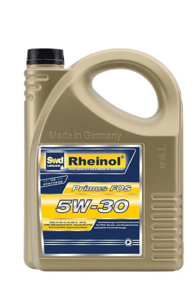 SWD Rheinol | SWD Rheinol primus fos 5W-30 Масло моторное, Синтетическое, 4 л