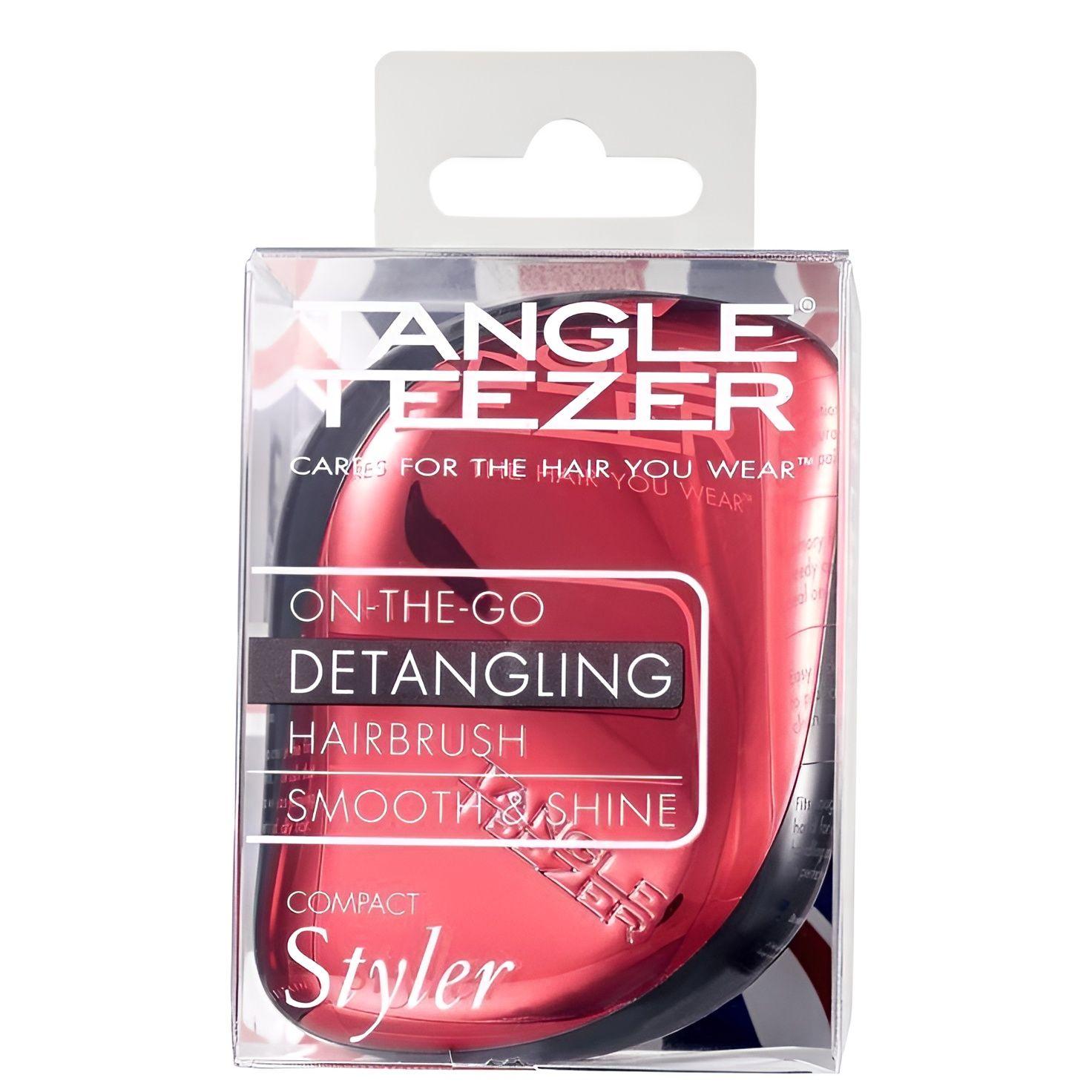 Расчёска Tangle Teezer Compact Styler Neon Red Chrome