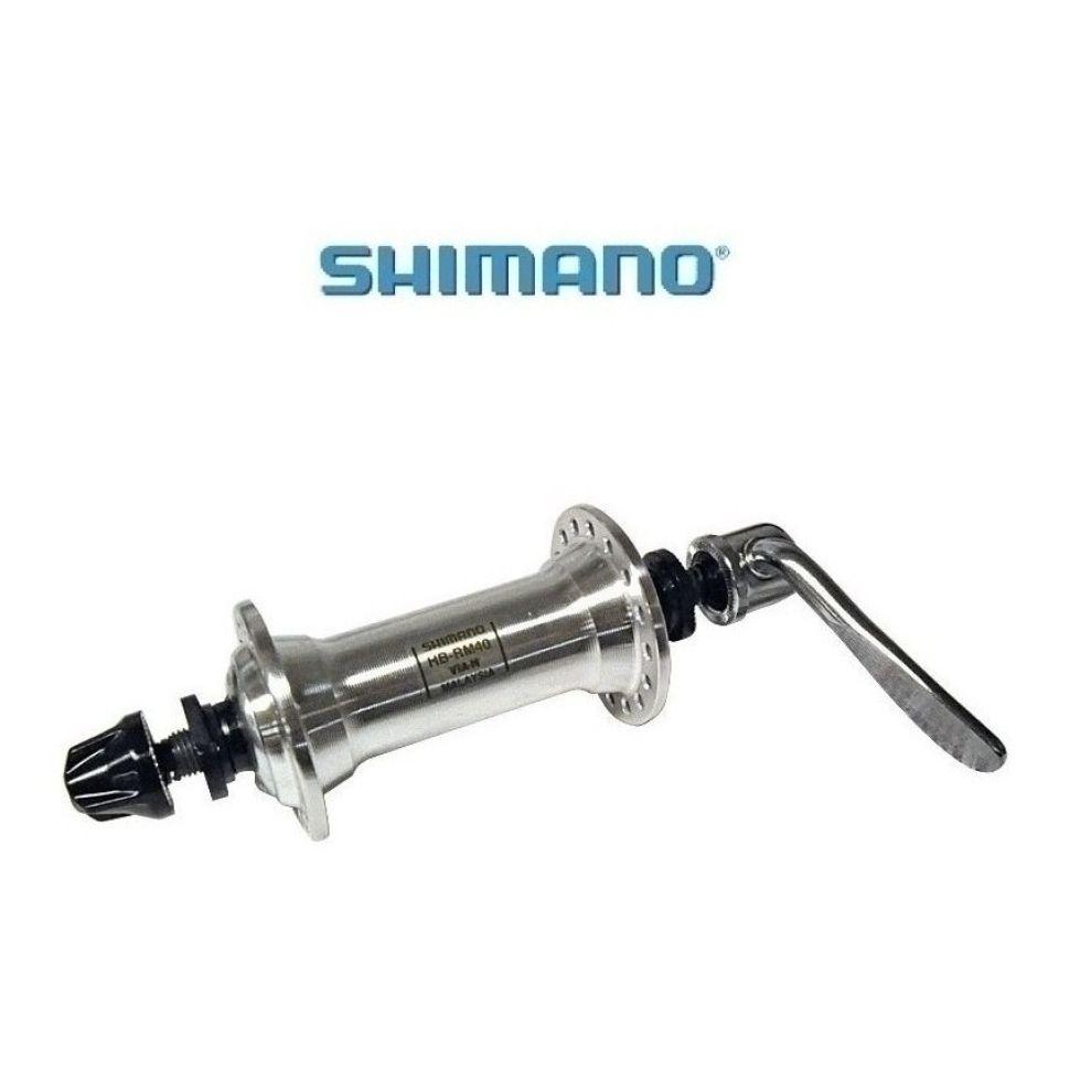 Втулка передняя SHIMANO RM40, 32H, OLD:100мм, QR, серебристый, для велосипеда. ACERA ALTUS