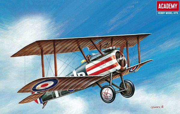 Сборная модель "Самолет SOPWITH CAMEL WWI FIGHTER" (1:72), артикул 12447