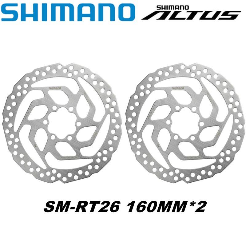 Тормозной диск (ротор) Shimano SM-RT26, 160 мм (OEM без упаковки), 2 шт.