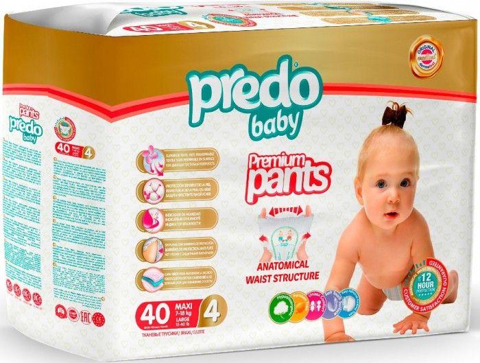 Predo Baby Подгузники-трусики для детей №4 (7-18 кг) 40 шт.