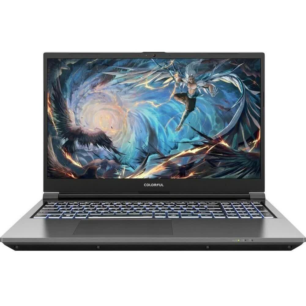 Colorful EVOL X15 AT 23H1 Игровой ноутбук 15.6", Intel Core i5-12450H, RAM 16 ГБ, SSD 512 ГБ, NVIDIA GeForce RTX 4060 для ноутбуков (6 Гб), Windows Home, (A10205400042), серый, Русская раскладка