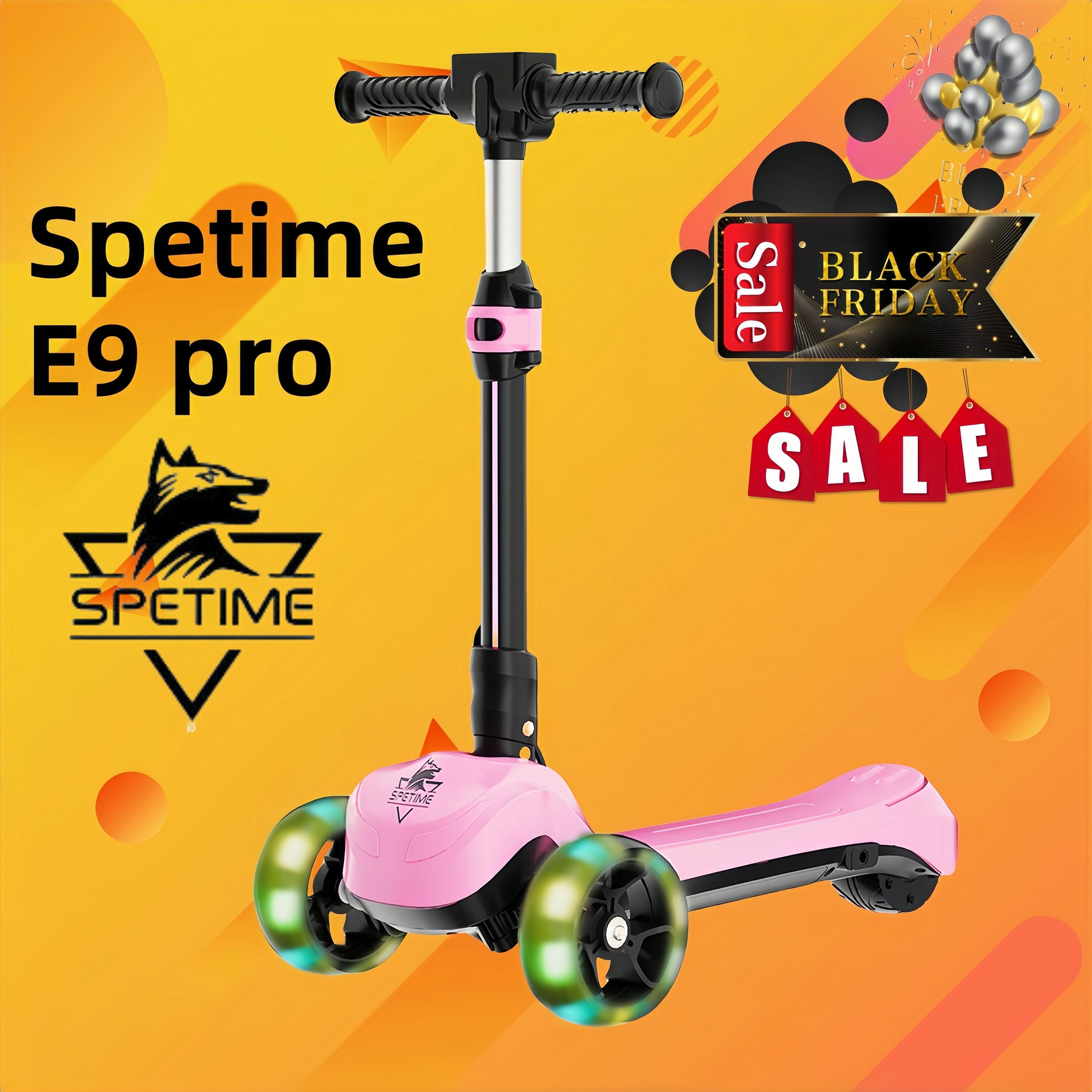 Spetime E9 pro pink Детский электрический самокат, Электросамокат