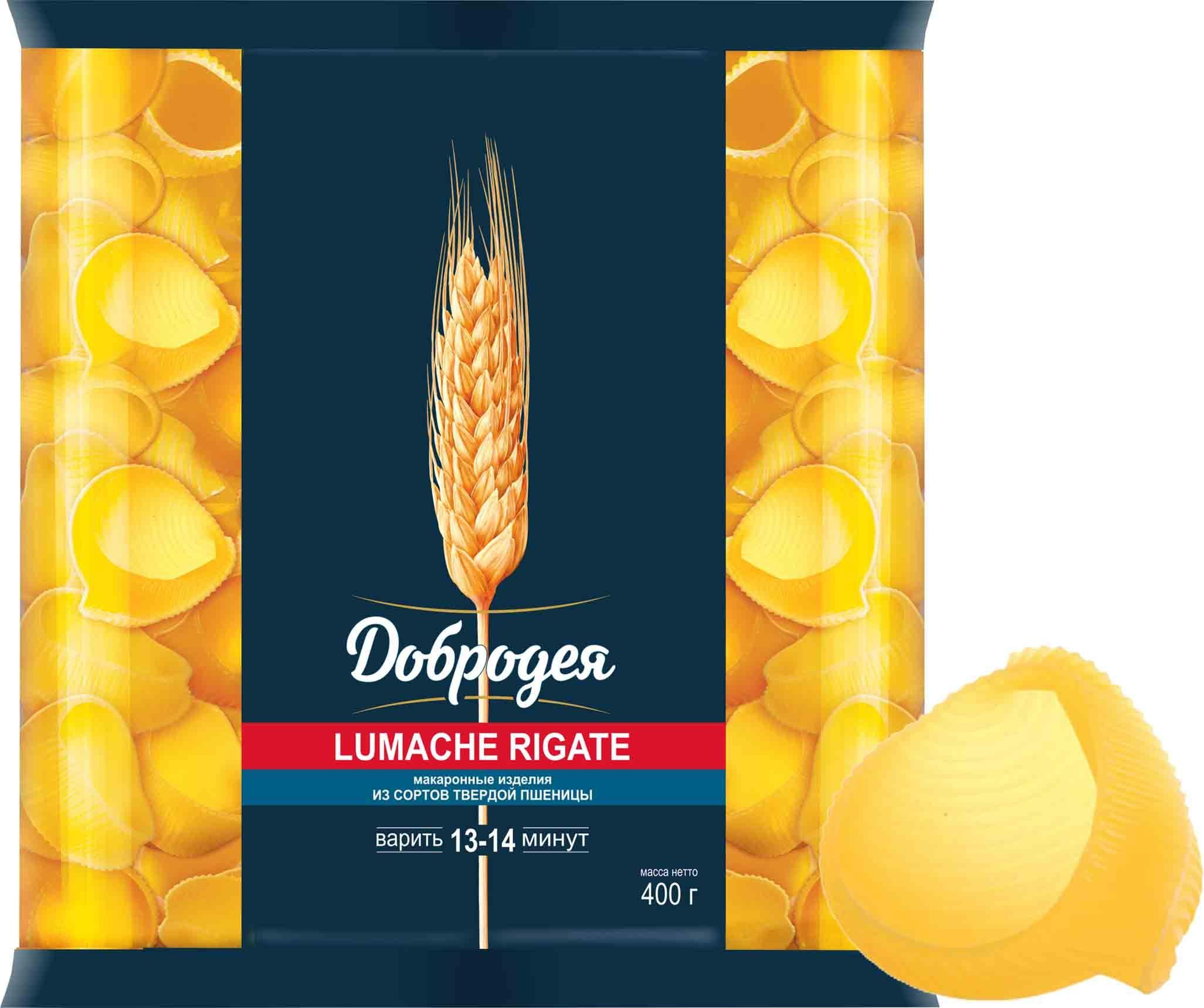 Макаронные изделия Высший сорт "Добродея" LINGUINE RIGATE 400гр. 4шт.