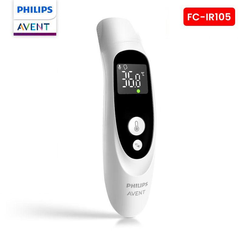 Инфракрасный термометр для ушей и лба Philips Avent FC-IR 105 2-в-1, белый