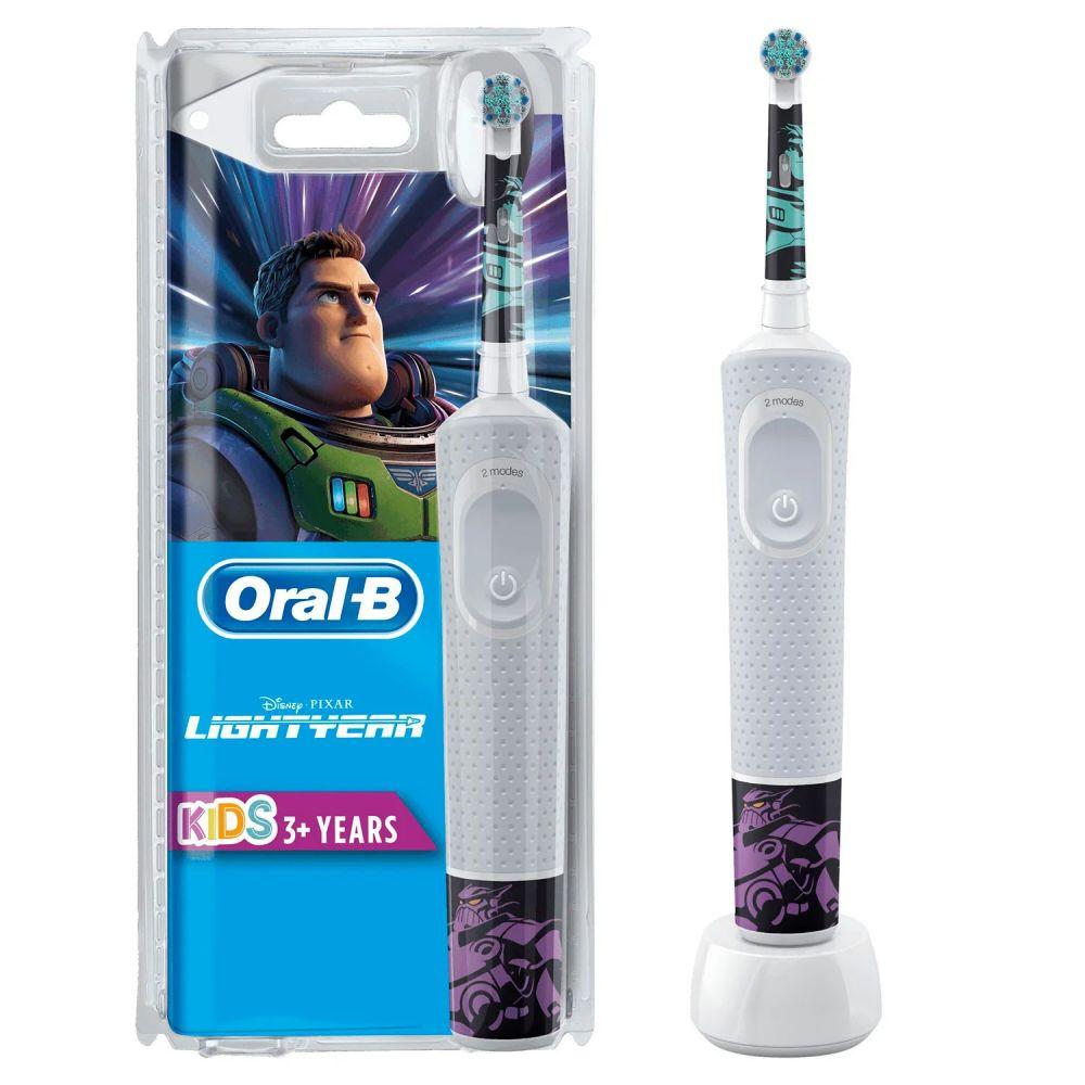 Детская электрическая зубная щетка Oral-B Vitality Kids Lightyear D100.413