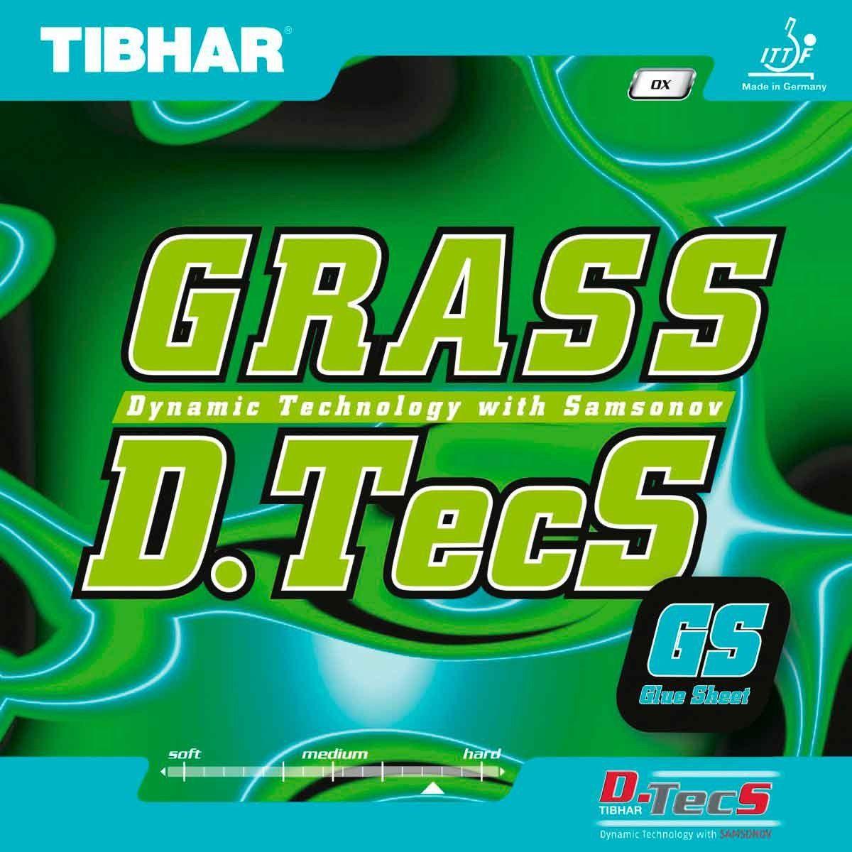 Накладка для ракетки Tibhar Grass D.TecS GS OX(no sponge) red