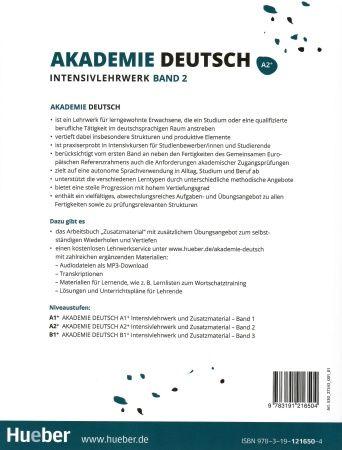 Akademie Deutsch A2+. Band 2 - Intensivlehrwerk mit Audios online