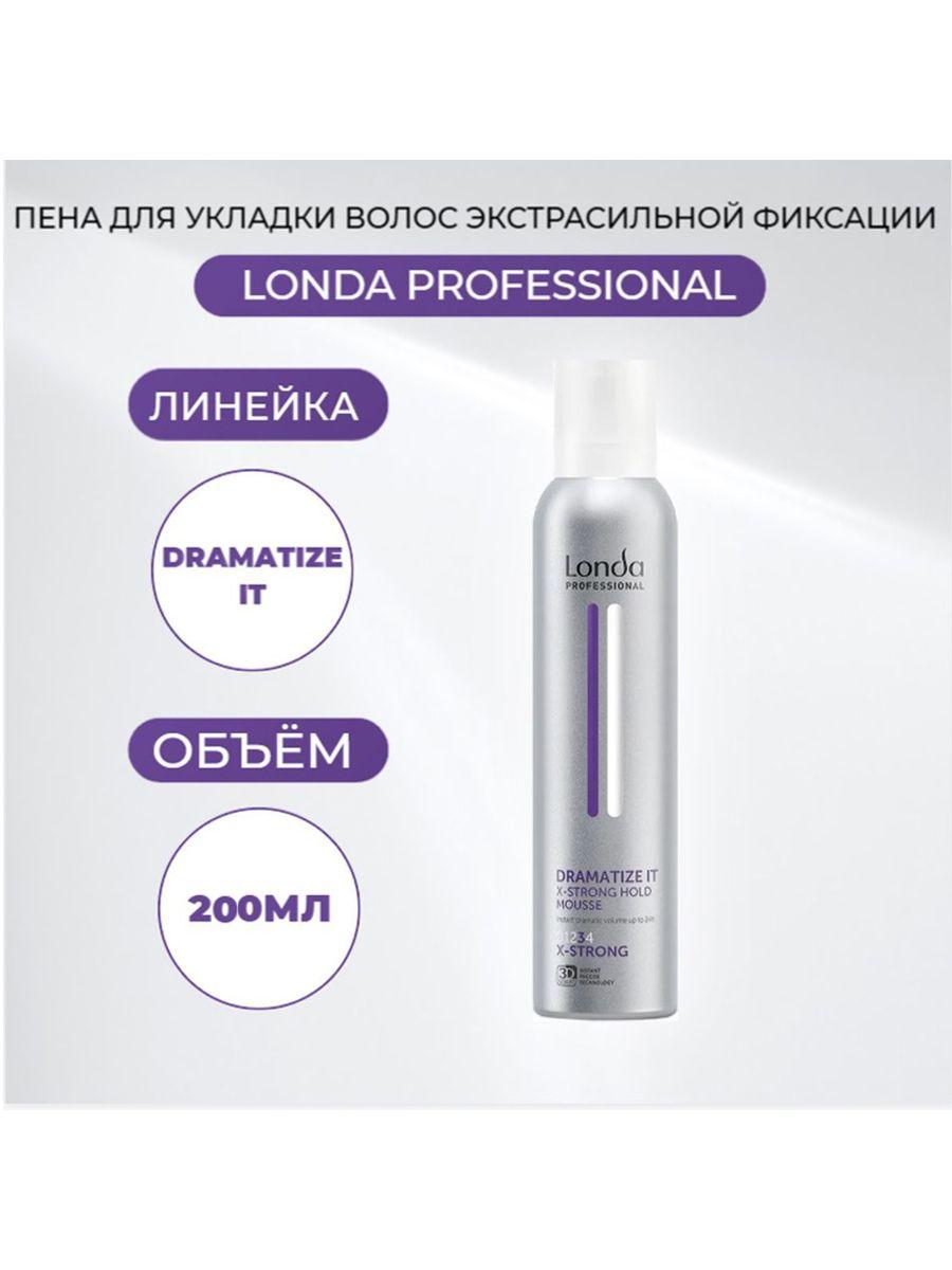 Londa Professional | Пена для укладки волос экстрасильной фиксации Londa Professional Dramatize It 200 мл