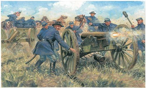 6038 Солдатики Union Artillery (American Civil War) - 1/72