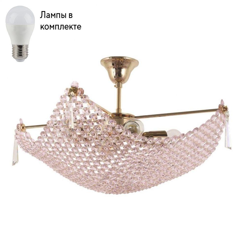 Потолочная люстра с лампочками Arti Lampadari Roma E 1.3.50.101 G+Lamps