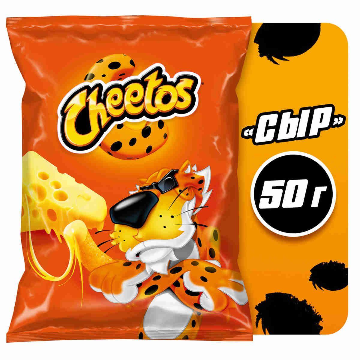 Кукурузные снеки Cheetos со вкусом сыра, 50 г