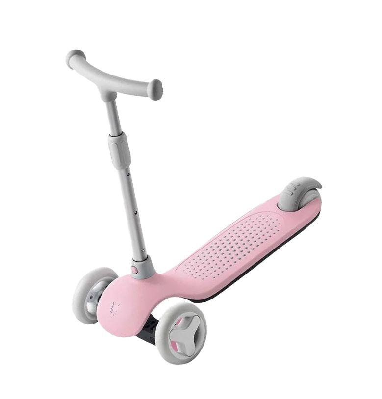 Детский самокат - кикборд Xiaomi Rice Rabbit Scooter HBC01YM Розовый