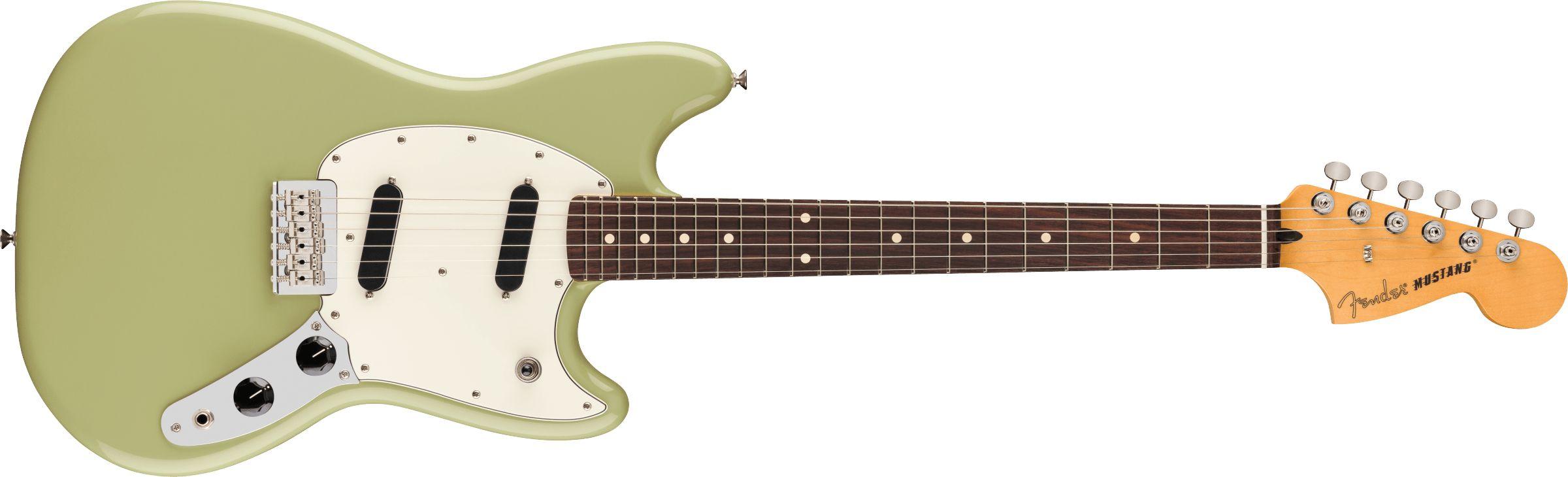 Fender Электрогитара Player II Mustang, Birch Green / Мексиканская 6-струнная, корпус Ольха 4/4