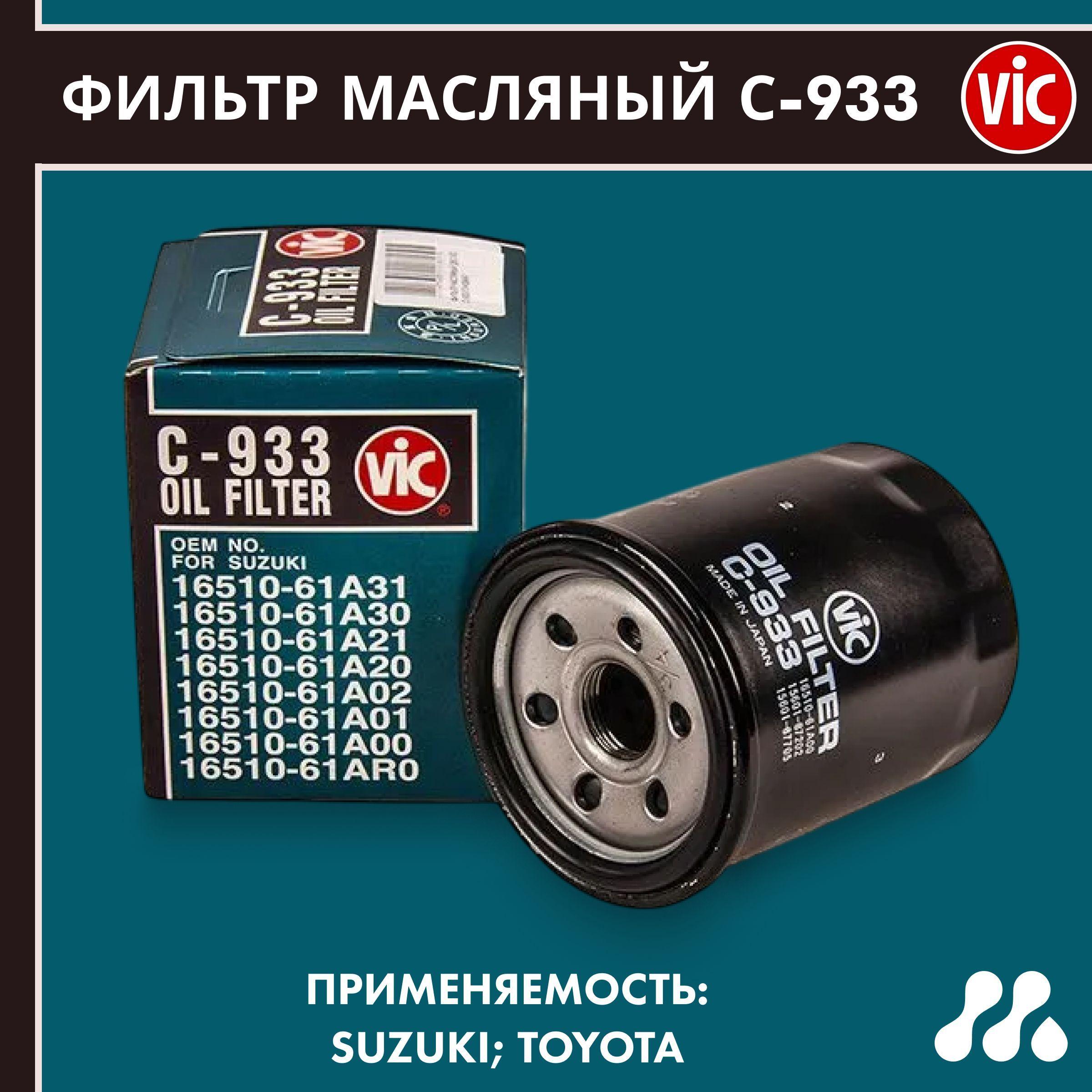 Фильтр масляный VIC С-933