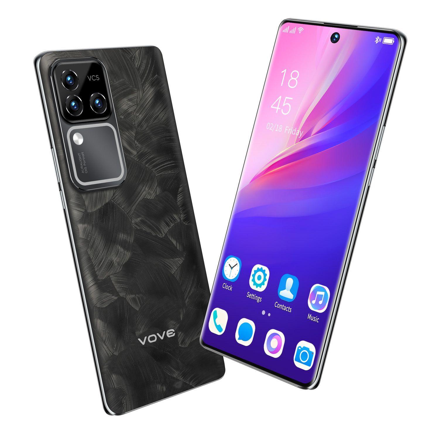 vove Смартфон смартфон s18pro 8+256GB android играть Global 8/256 ГБ, черный