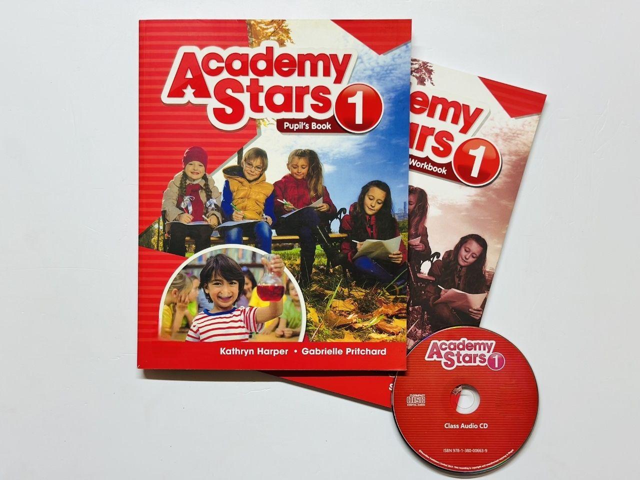 Полный комплект Academy Stars 1: Pupil's Book + Workbook + CD-диск | Harper Katherine