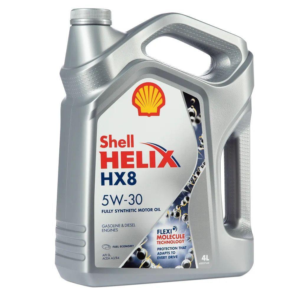 sheII Helix HX8 5W-30 Масло моторное, Синтетическое, 4 л