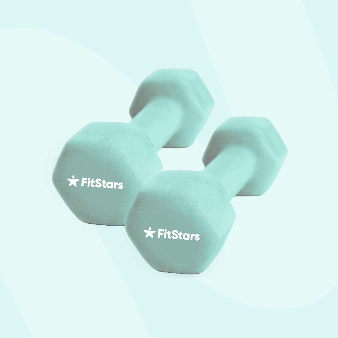 Гантели набор Tiffany 2 шт 3 кг неопреновые