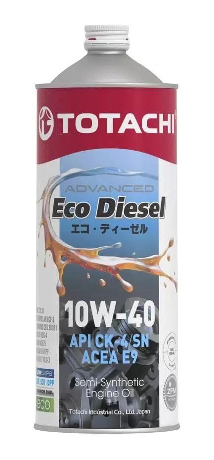 TOTACHI Eco Diesel 10W-40 Масло моторное, Полусинтетическое, 1 л