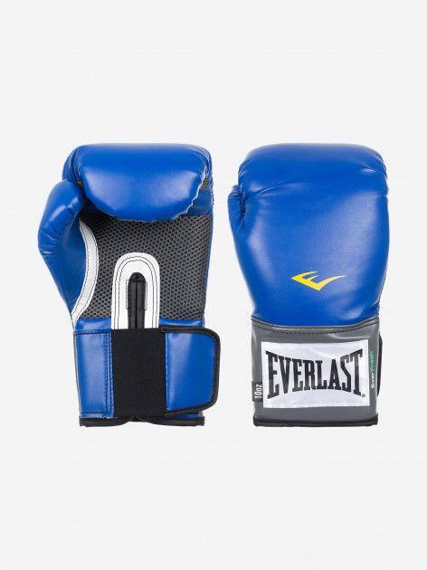 Перчатки тренировочные Everlast PU Pro Style 10 oz синий