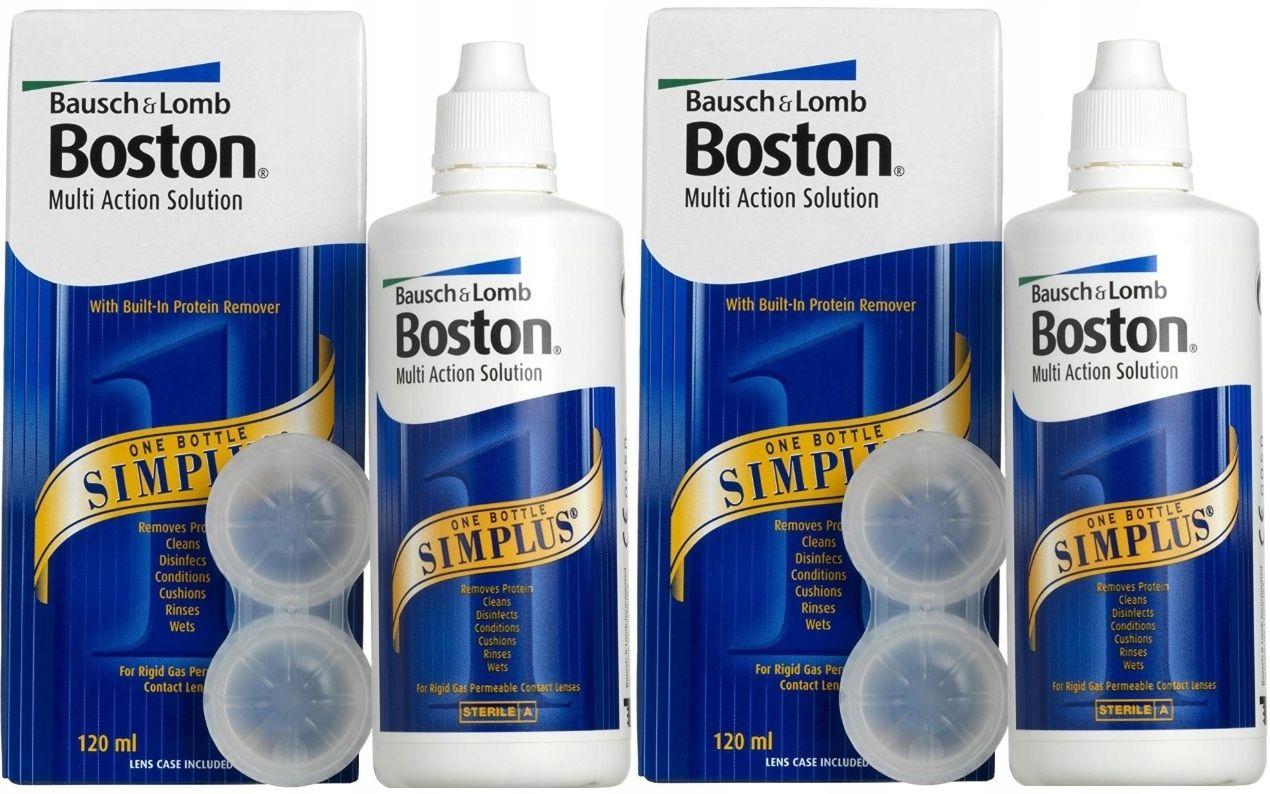 Раствор для жестких линз Boston Simplus 120 ml (2 шт)