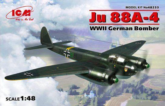 48233 ICM Германский бомбардировщик Ju 88A-4 Масштаб 1/48