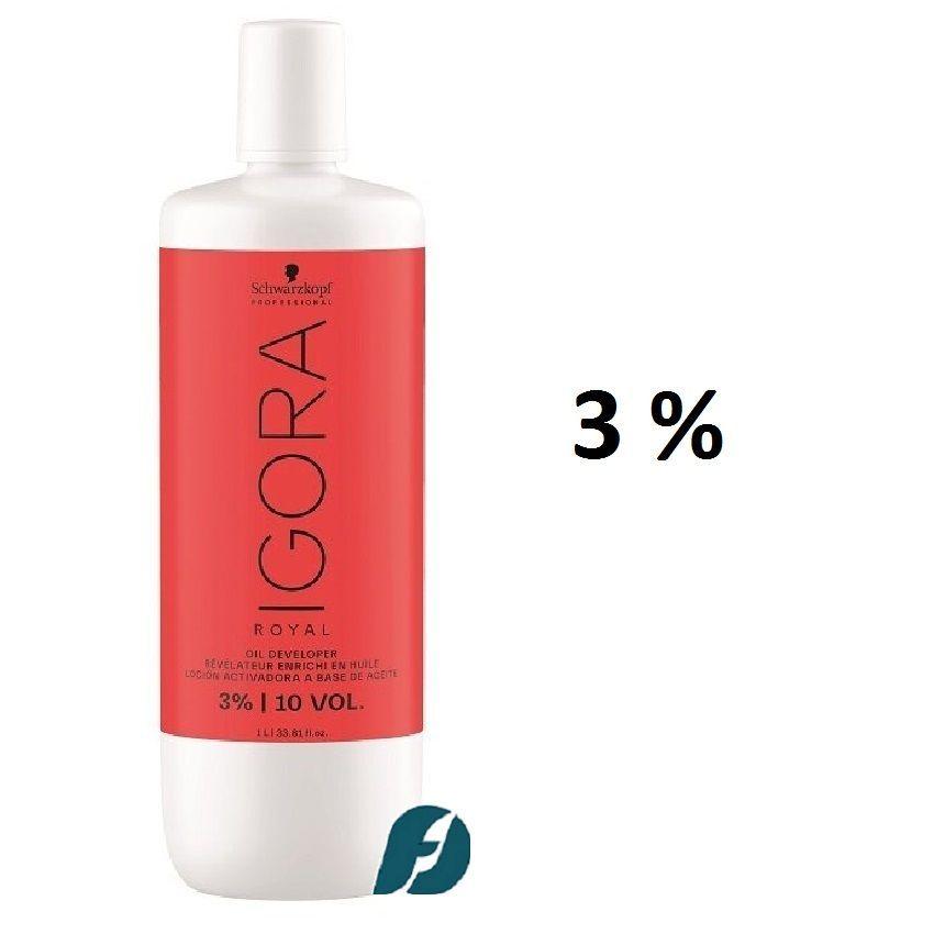 Schwarzkopf Professional Igora Royal OIL DEVELOPER 3% Лосьон-окислитель на масляной основе, 1000мл