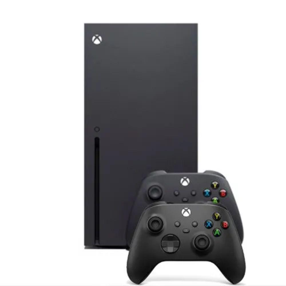 Игровая приставка Microsoft Xbox Series X 1000 ГБ SSD 1TB с двумя геймпадами, Black(черный)