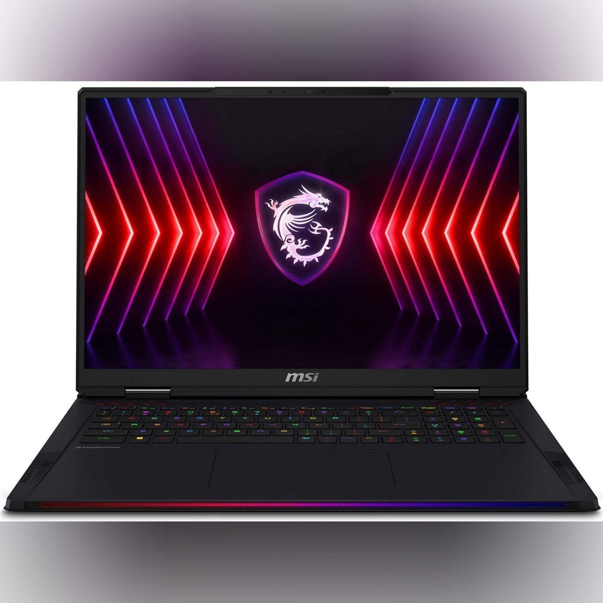 MSI Raider 18 HX Игровой ноутбук 18", Intel Core i9-14900HX, RAM 32 ГБ, SSD 1024 ГБ, NVIDIA GeForce RTX 4080 для ноутбуков (12 Гб), Windows Home, черный, Русская раскладка