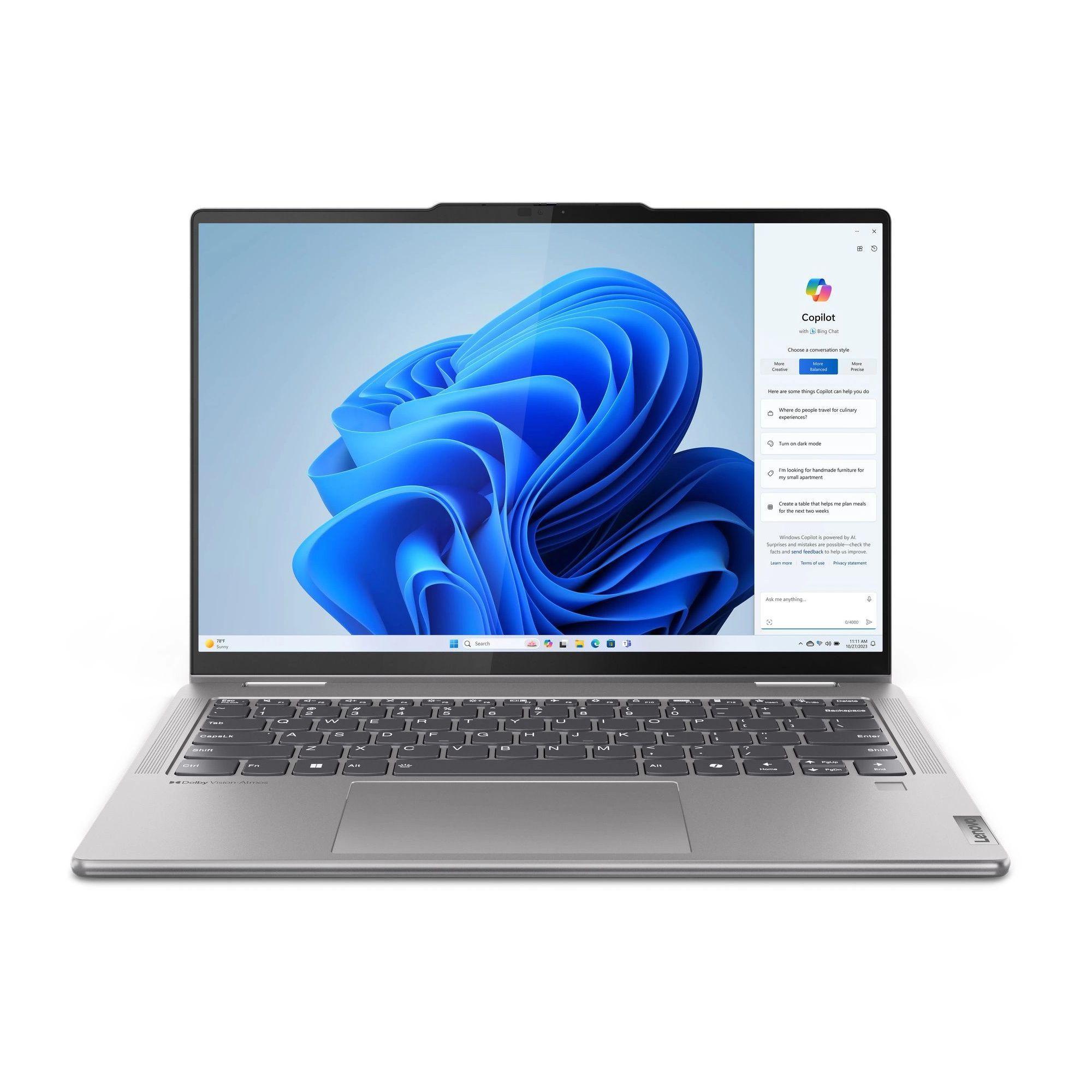 Lenovo Pro 7 14AHP9 Игровой ноутбук 14.5", AMD Ryzen 7 8845HS, RAM 16 ГБ, SSD 1024 ГБ, NVIDIA GeForce RTX 3050 (6 Гб), Windows Home, (83E3001NRU), серый, Русская раскладка