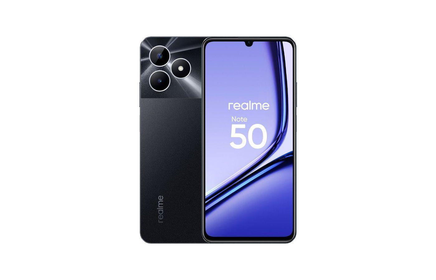 realme Смартфон Note 50 4/128 ГБ, черный