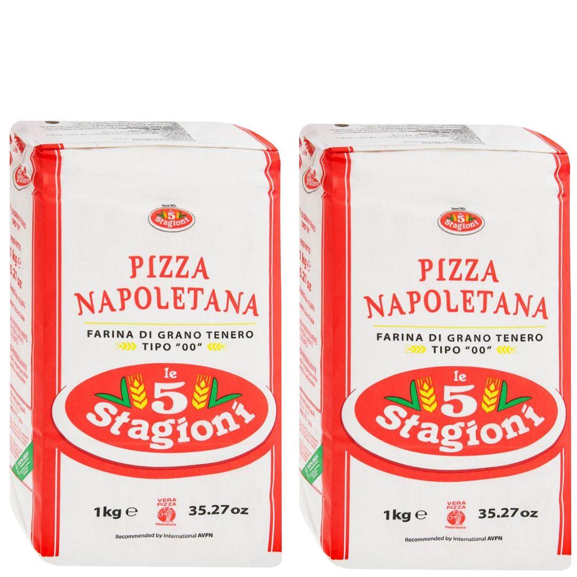 Мука Pizza Napoletana/Наполетана Le 5 Stagioni Италия, 2 кг