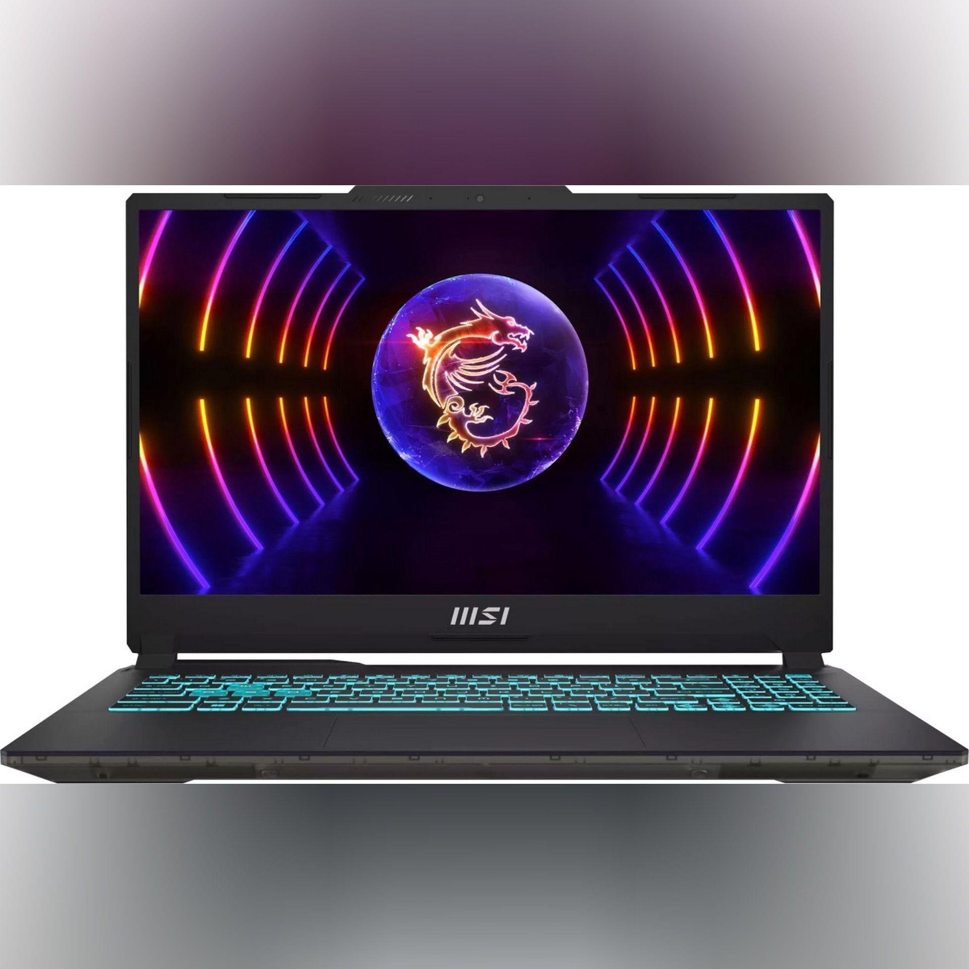 MSI Cyborg 15 RTX4060 Игровой ноутбук 15.6", Intel Core Ultra 7 155H, RAM 16 ГБ, SSD 512 ГБ, NVIDIA GeForce RTX 4060 для ноутбуков (6 Гб), Windows Home, (A1VFK-016CN), черный, Русская раскладка