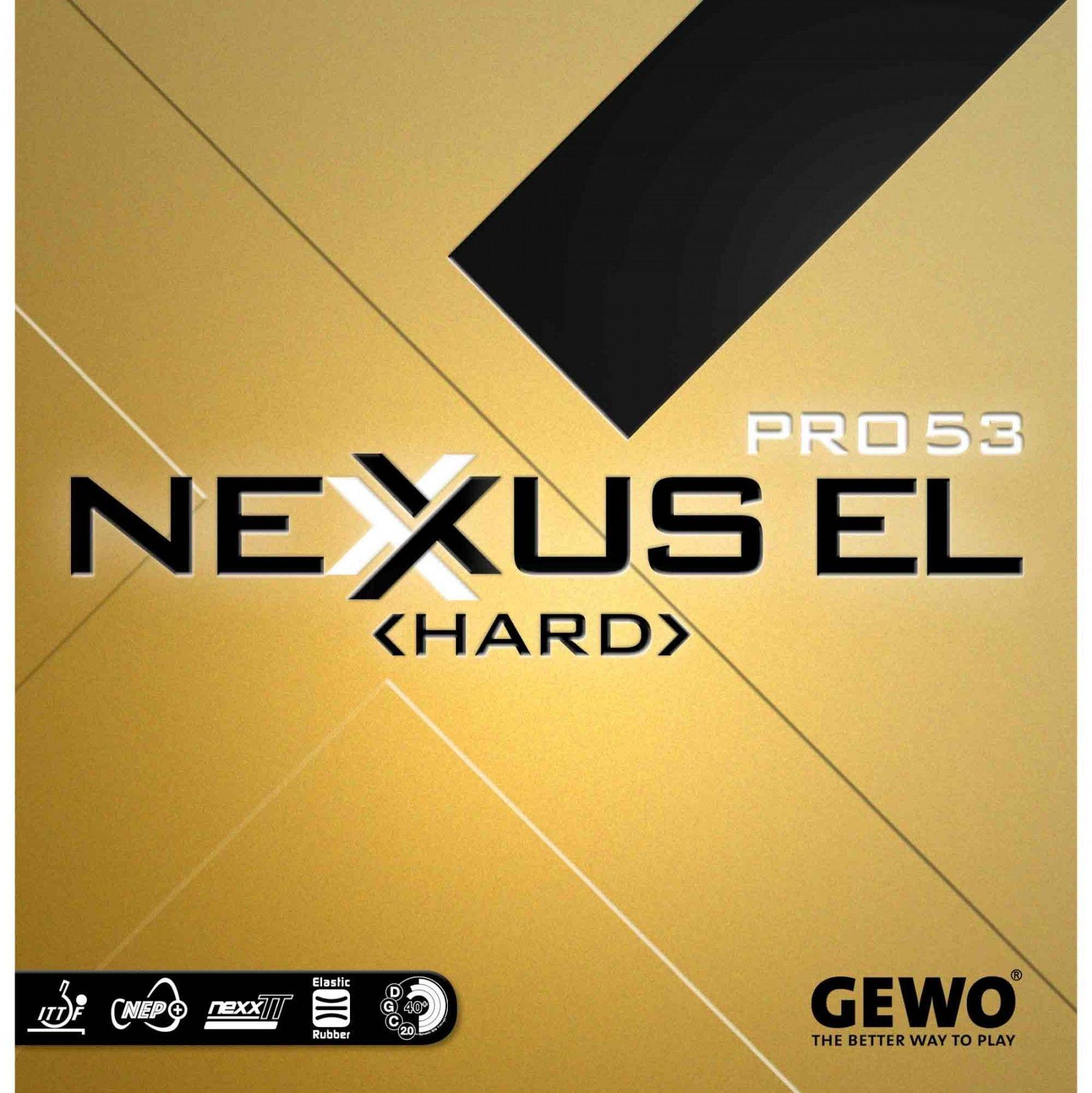 Накладка для ракетки Gewo Nexxus EL Pro 53 Hard max red