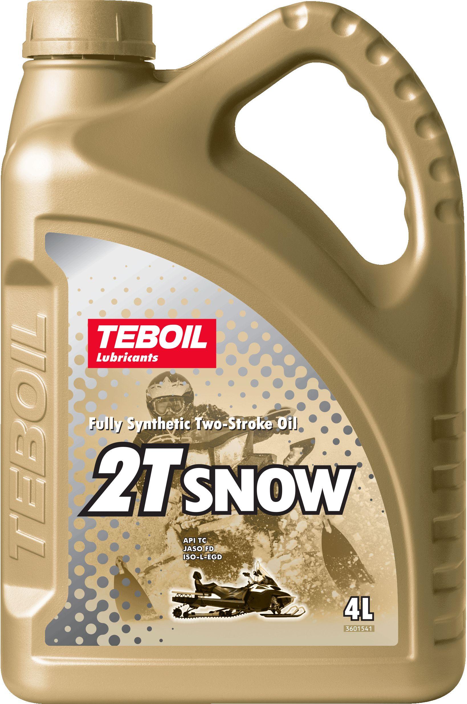 TEBOIL 2T SNOW Не подлежит классификации по SAE Масло моторное, Синтетическое, 4 л