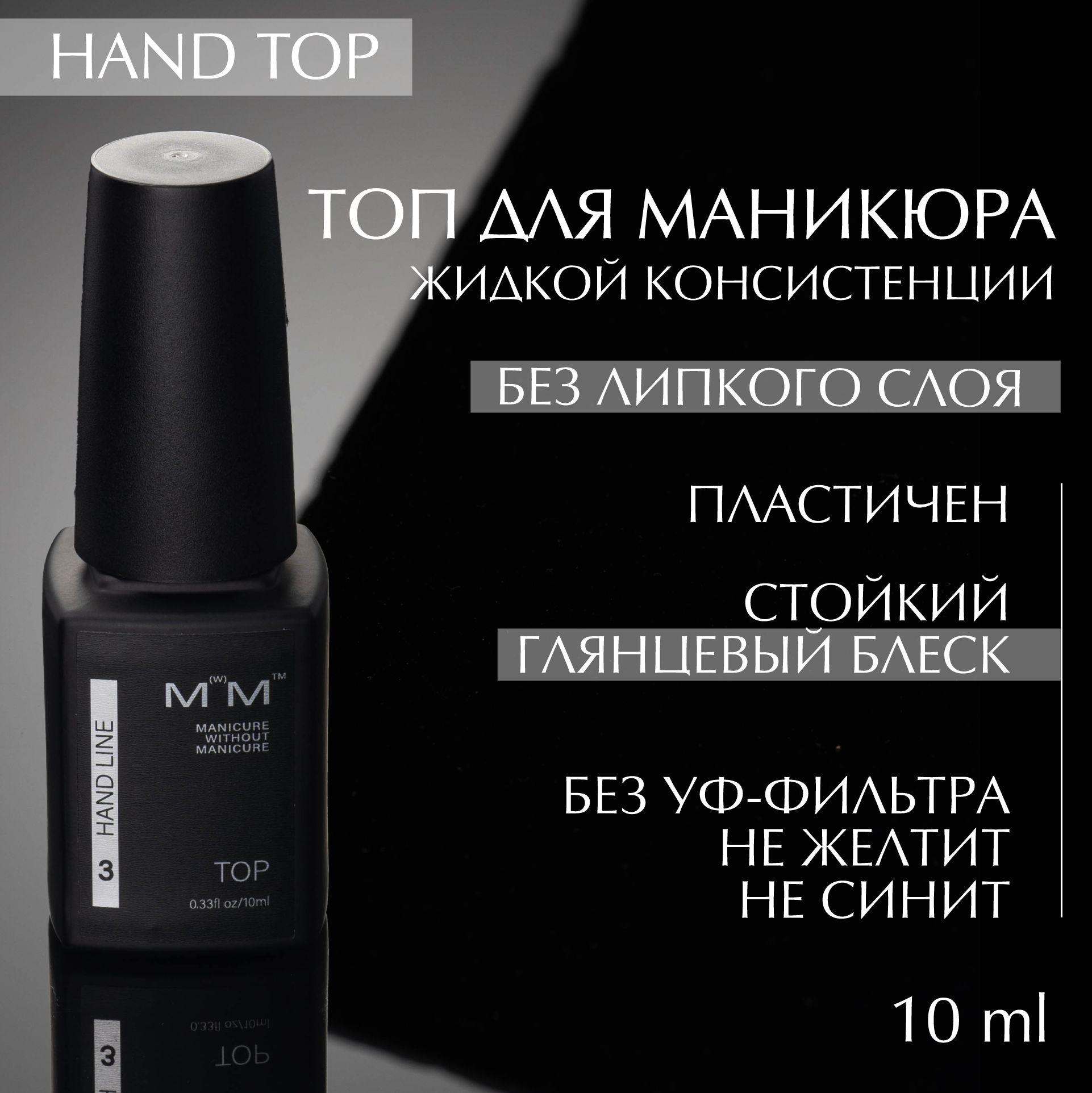 HAND TOP - топ для маникюра без липкого слоя LiNTO