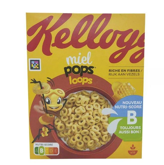 Готовый завтрак Kellogg's колечки медовые 330г, Франция