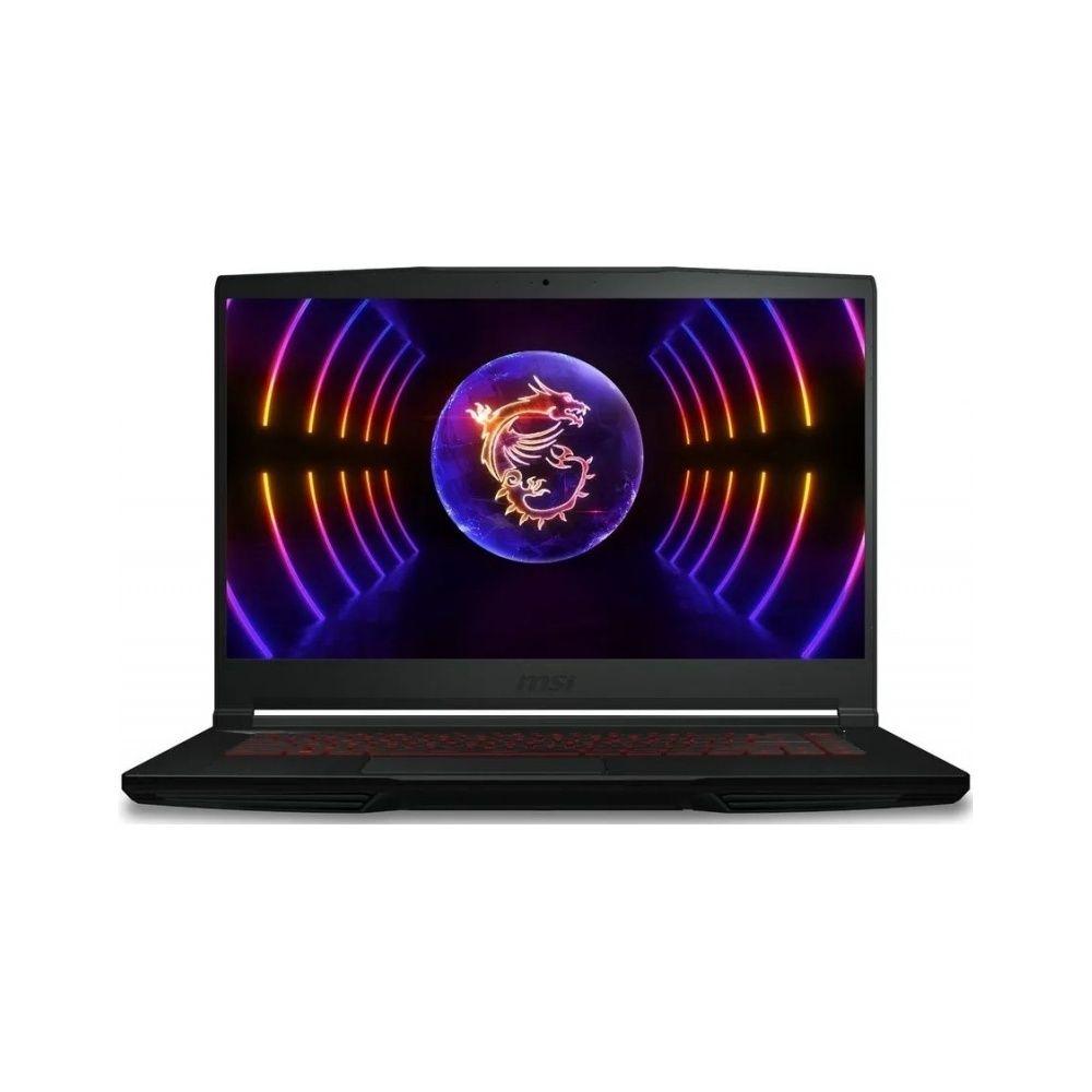 MSI GF63 12UC-1036XRU Игровой ноутбук 15.6", Intel Core i5-12450H, RAM 16 ГБ, SSD 512 ГБ, NVIDIA GeForce RTX 3050 для ноутбуков (4 Гб), Без системы, (9S7-16R821-1036), черный, Русская раскладка