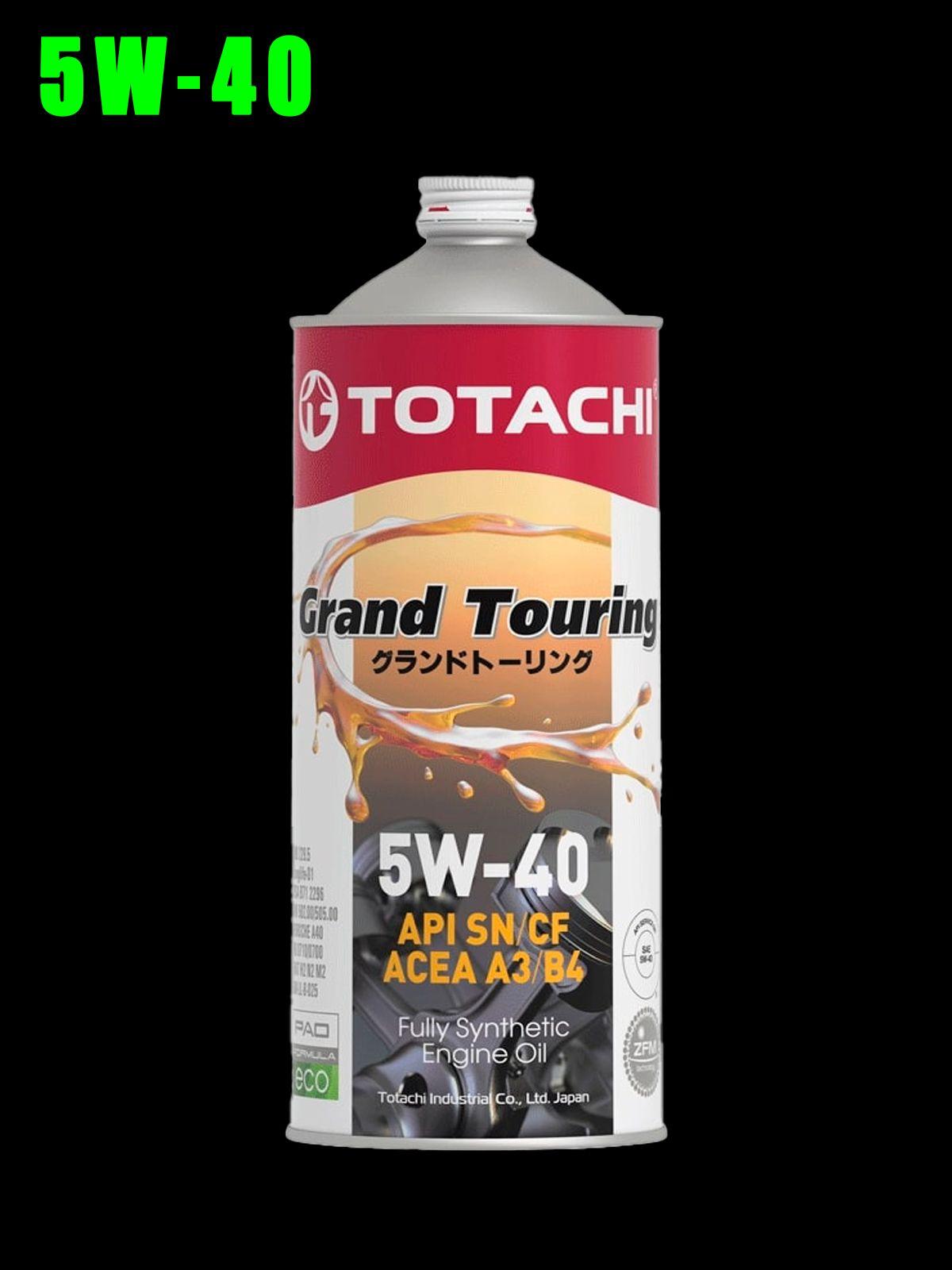 TOTACHI GRAND TOURING 5W-40 Масло моторное, Синтетическое, 1 л