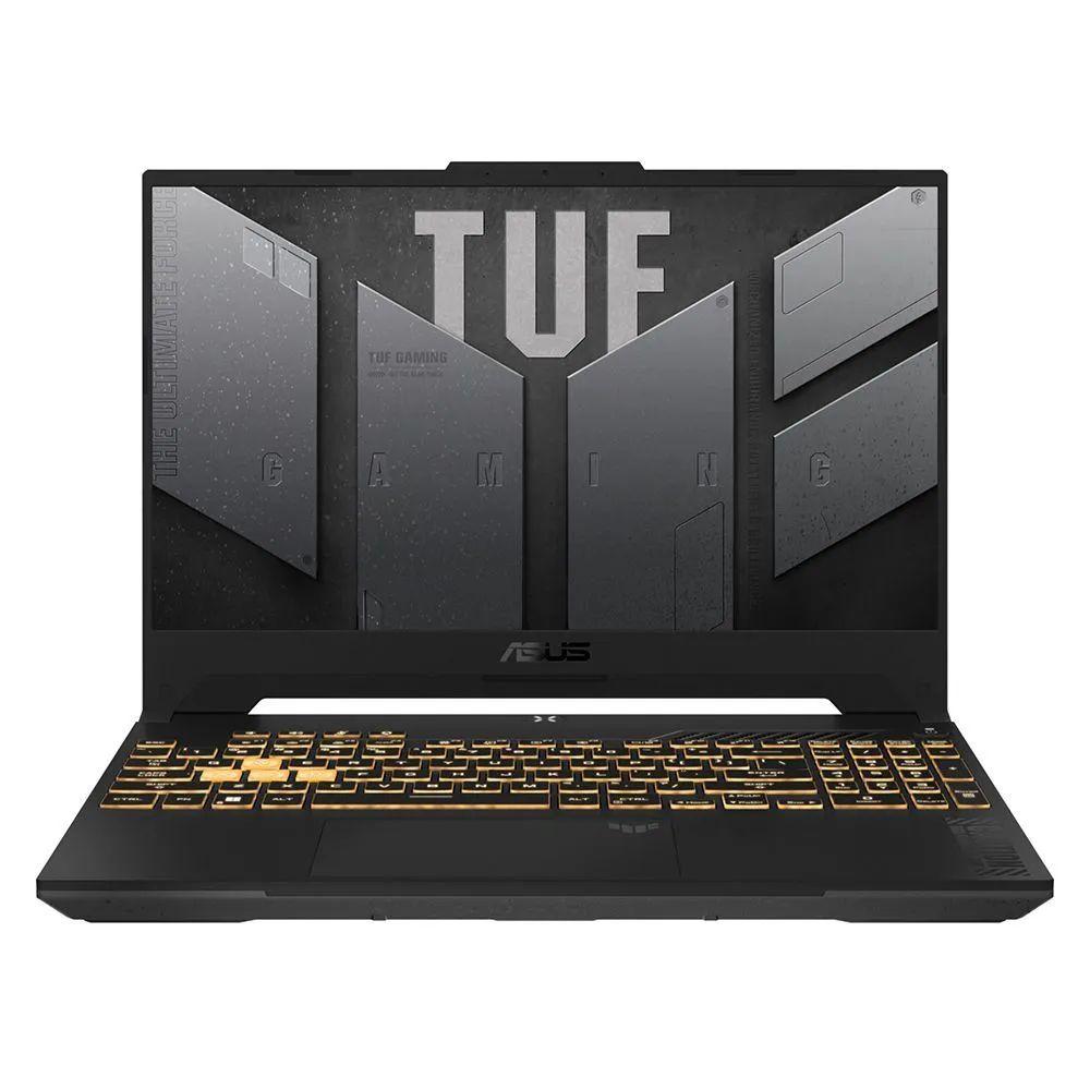 ASUS TUF Gaming A17 FA707NV-HX064 Игровой ноутбук 17.3", AMD Ryzen 5 7535HS, RAM 16 ГБ, SSD, NVIDIA GeForce RTX 4060 для ноутбуков (8 Гб), Без системы, (90NR0E35-M003R0), серый, Английская раскладка