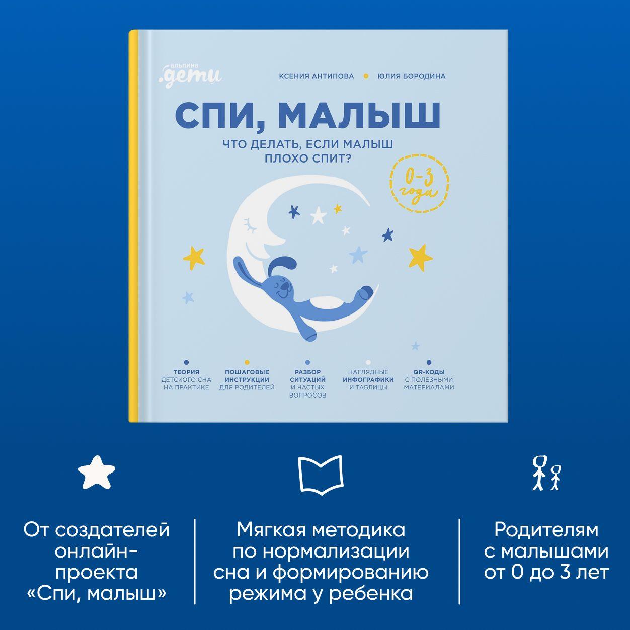 Спи, малыш: Что делать, если малыш плохо спит? | Антипова Ксения, Бородина Юлия