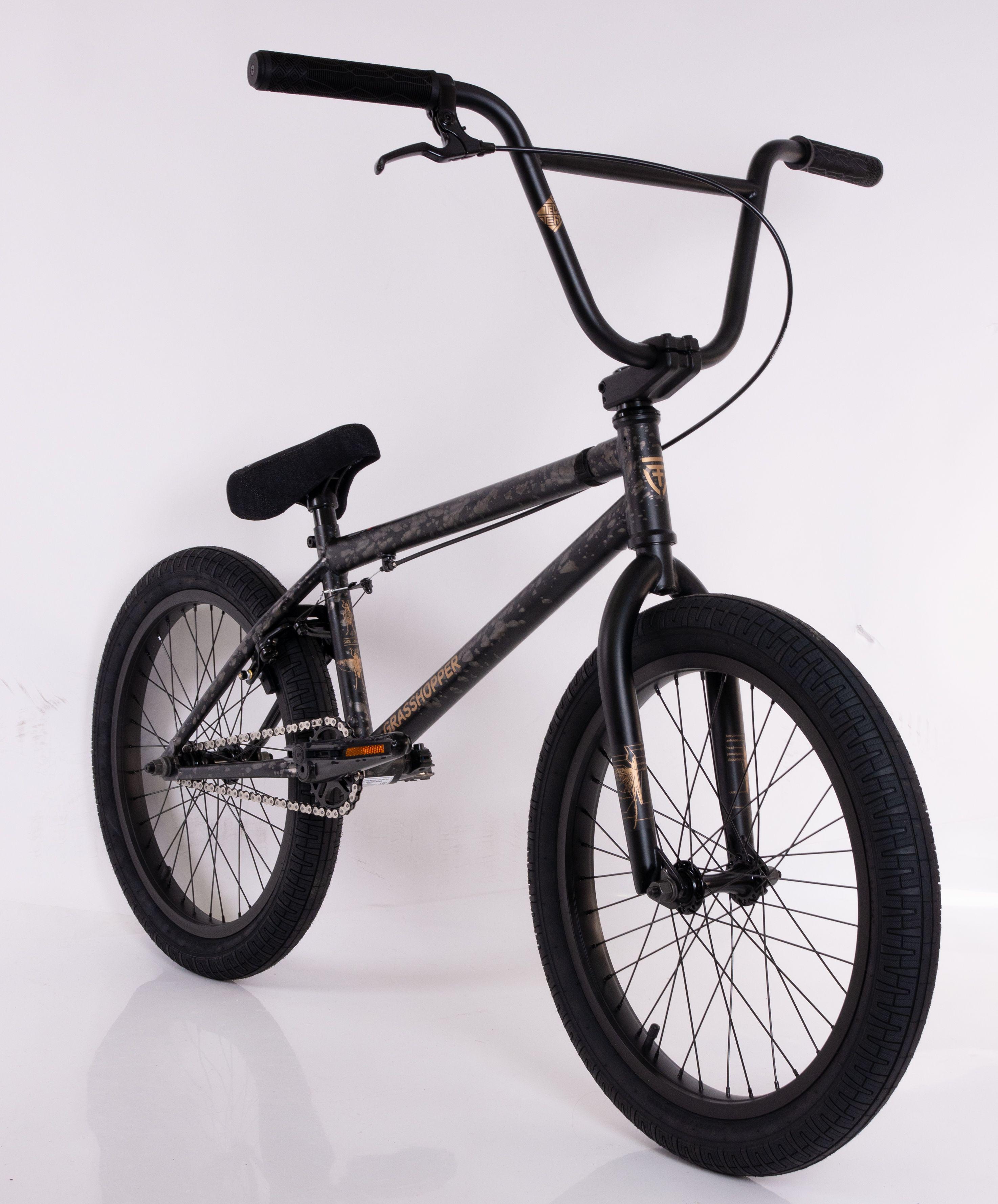 Велосипед BMX Tech Team Grasshopper черный 20,8"х20" 2024