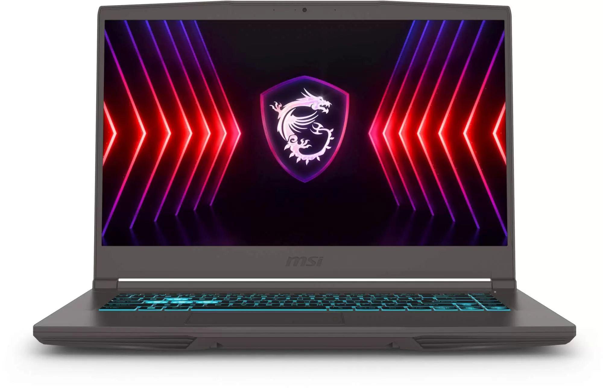 MSI Thin 15 B12UCX-2072XRU Игровой ноутбук 15.6", Intel Core i5-12450H, RAM 8 ГБ, SSD, NVIDIA GeForce RTX 2050 (4 Гб), Без системы, (9S7-16R831-2072), серый