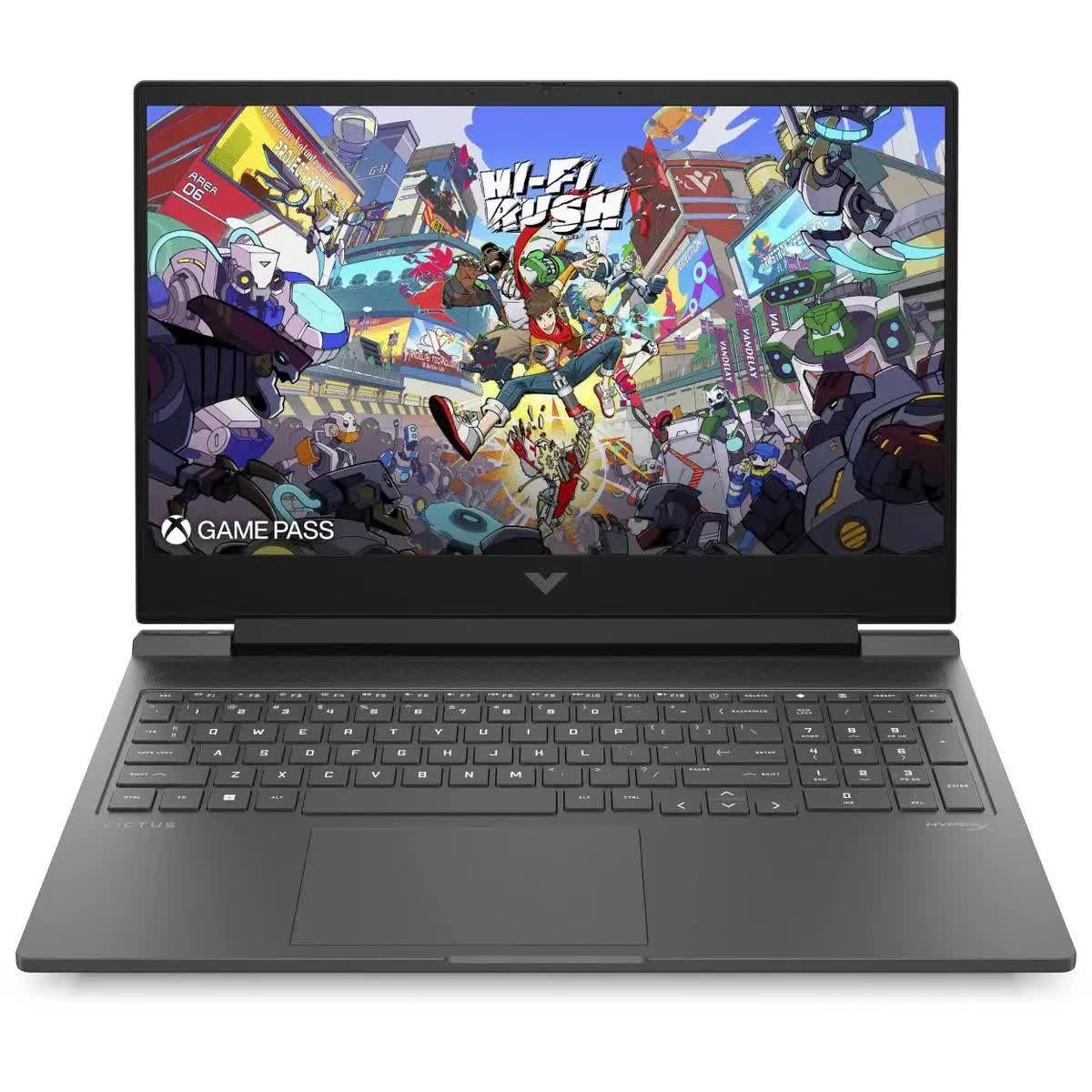 HP Victus 16-r1066ci Игровой ноутбук 16.1", Intel Core i7-14650HX, RAM 32 ГБ, SSD 1024 ГБ, NVIDIA GeForce RTX 4060 для ноутбуков (8 Гб), Без системы, (A1WE6EA), серый, Русская раскладка